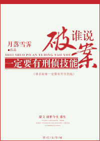 谁说破案一定要有刑侦技能封面